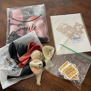 13th Birthday Bundle!  - Includes Banner, Cake “13”, Cupcake Picks and Balloons